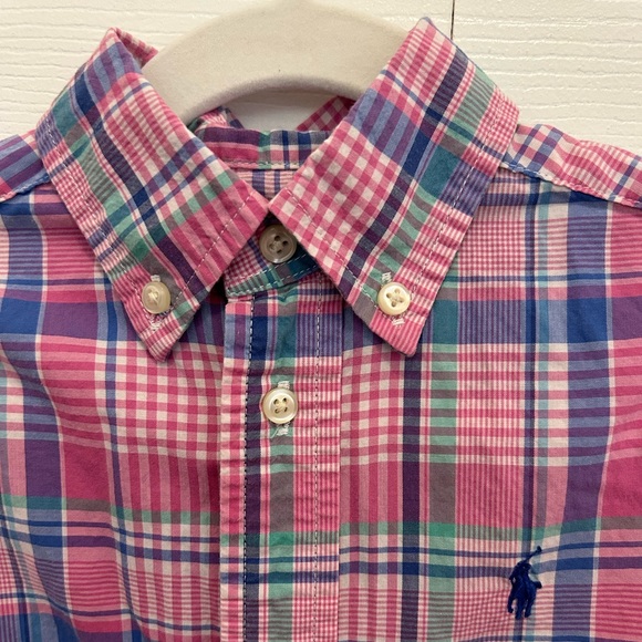 ralph lauren 3T short sleeve shirt! Valentine’s Day wear - Picture 5 of 6